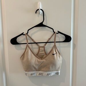 Nike Women's Beige Sports Bra